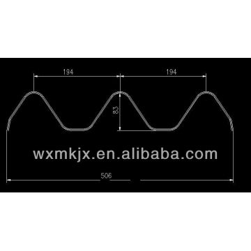 Three Wave Guardrail Roll Forming Machine